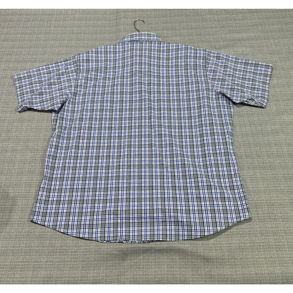 Wrangler Shirt Mens XXL Blue Plaid Pearl‎ Snap Western Cowboy Ranch Rodeo - Picture 5 of 8